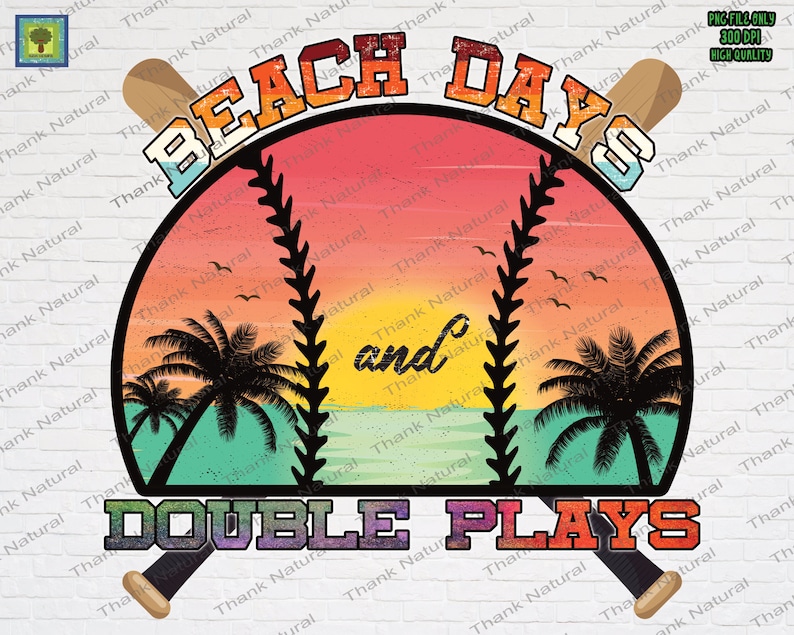 Summer Days and double plays, Softball Mom, Mom Squad, softball clipart, softball mama, Sunset Retro, Vintage sublimation Design, PNG image 3