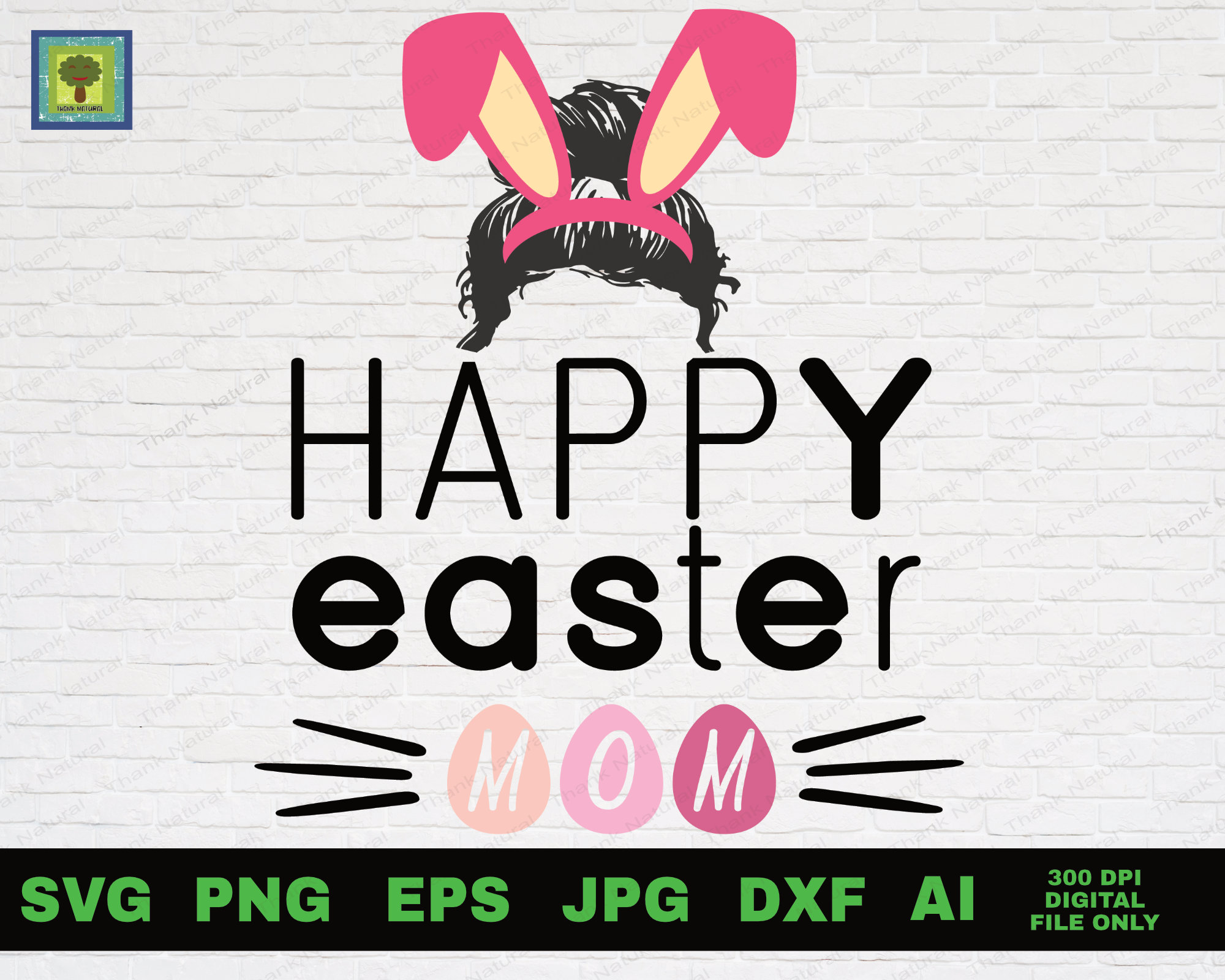 Happy Easter Mom Svg Happy Easter svg Easter Bunny svg | Etsy
