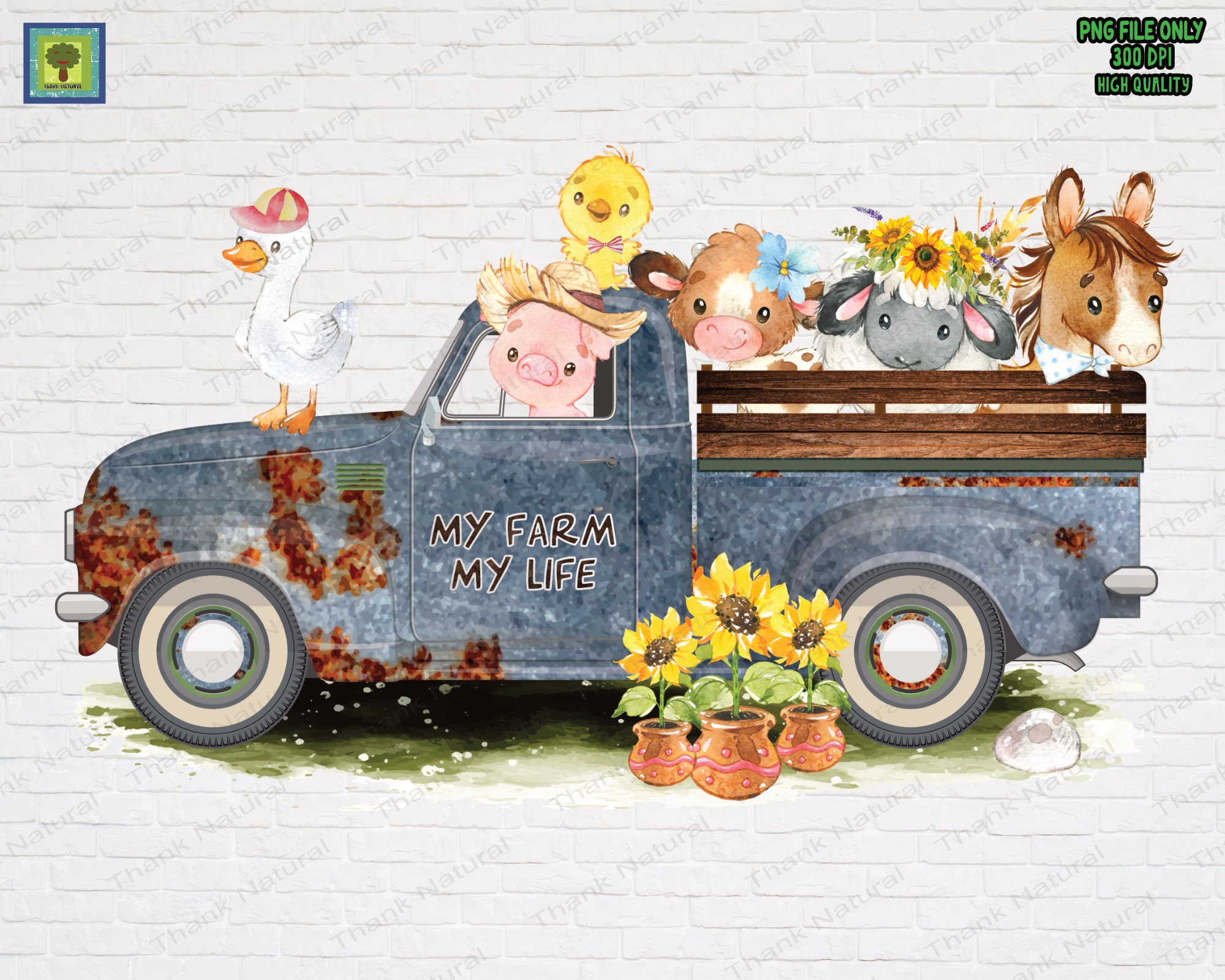 Cute Baby Animal Farm on Pickup Truck in Autumn PNG - Etsy Hong Kong Cute Baby Animal Farm on Pickup Truck in Autumn PNG - Etsy Hong Kong