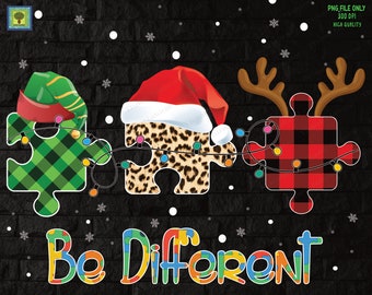 Autism Awareness Puzzle Christmas Autistic Xmas Pajama, Sublimation Design, Autism Awareness, Autism png, powerful kids, Puzzle Piece png