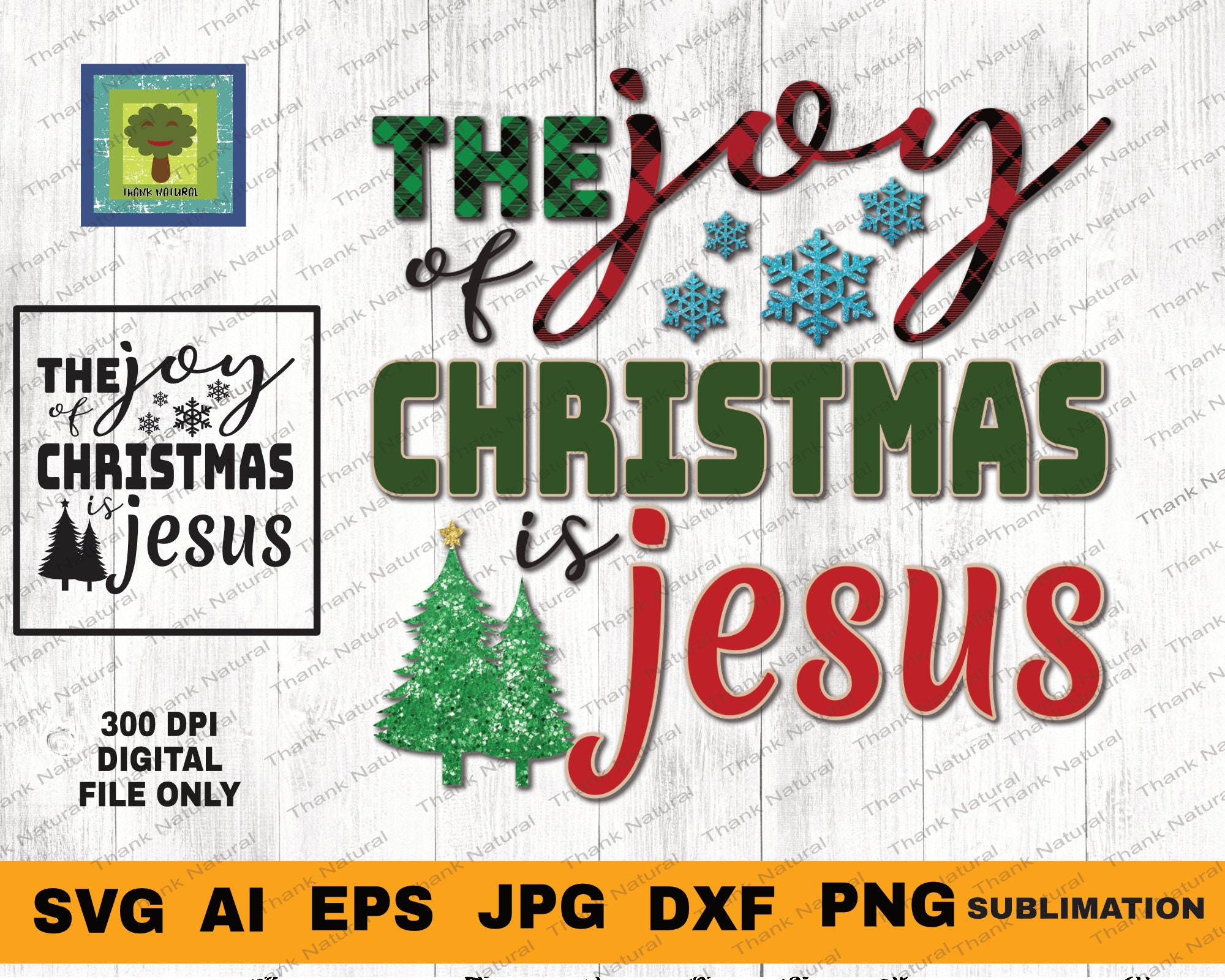 Download The Joy Of Christmas Is Jesus Svg Sublimation Designs Etsy