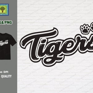2 Version, Tigers Mascot SVG, Tigers SVG, Football SVG, Digital Cut File, Tigers baseball svg, football mom svg png, School spirit svg