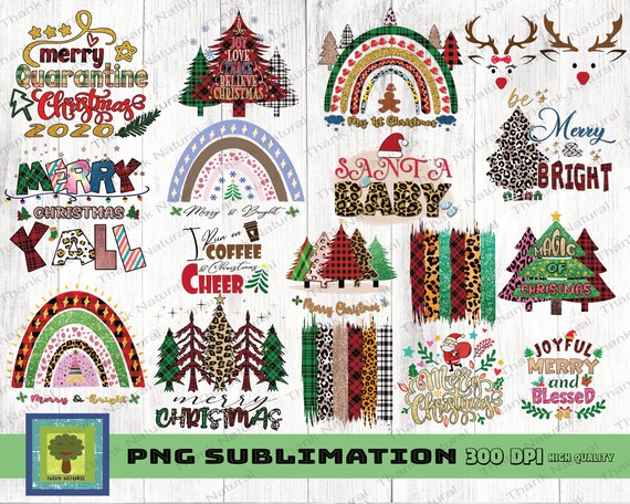 Download 18 Christmas Bundles Set Png Sublimation Designs Downloads Etsy