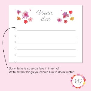 Winter List Silver Winter Todo List To Do List Planner Daily Planner INSTANT DOWNLOAD image 4