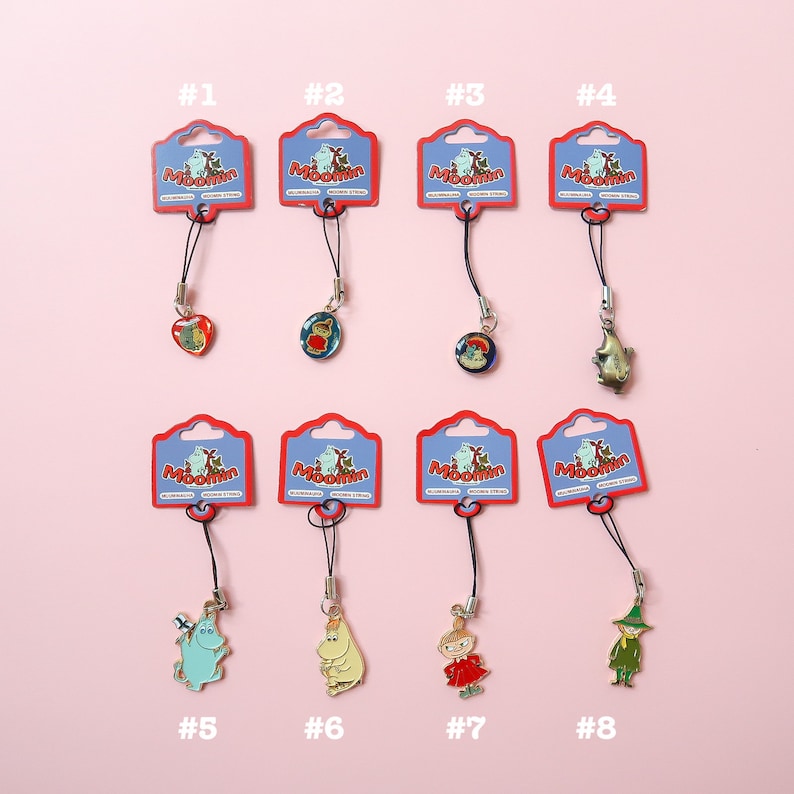 Moomin Keychain / Zipper Decoration / Case / Charm / Pin. - Etsy