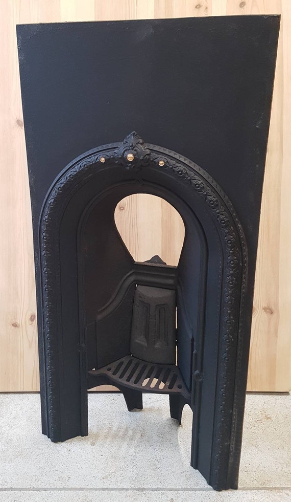 Refurbished Cast Iron Fire Place Etsy
