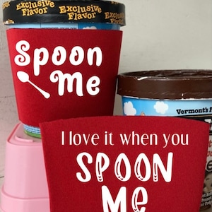 Spoon Me Ice Cream Pint Holder/Cozie