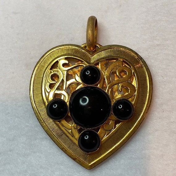 Vintage Large Heart Philippe Ferrandis Pendant