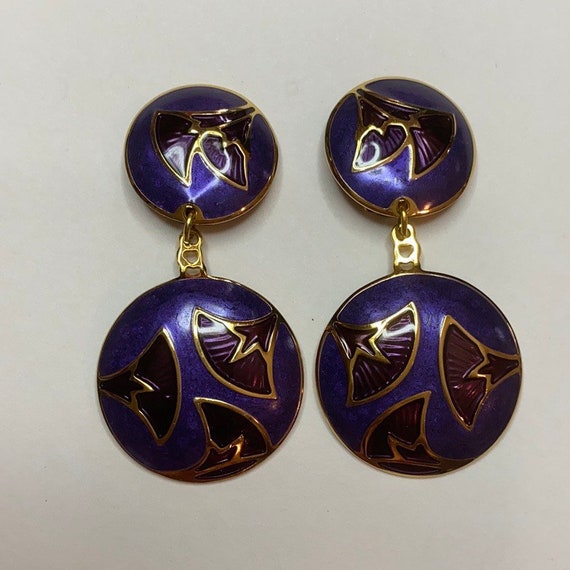 Vintage Berebi Dangle Clip-On Earrings