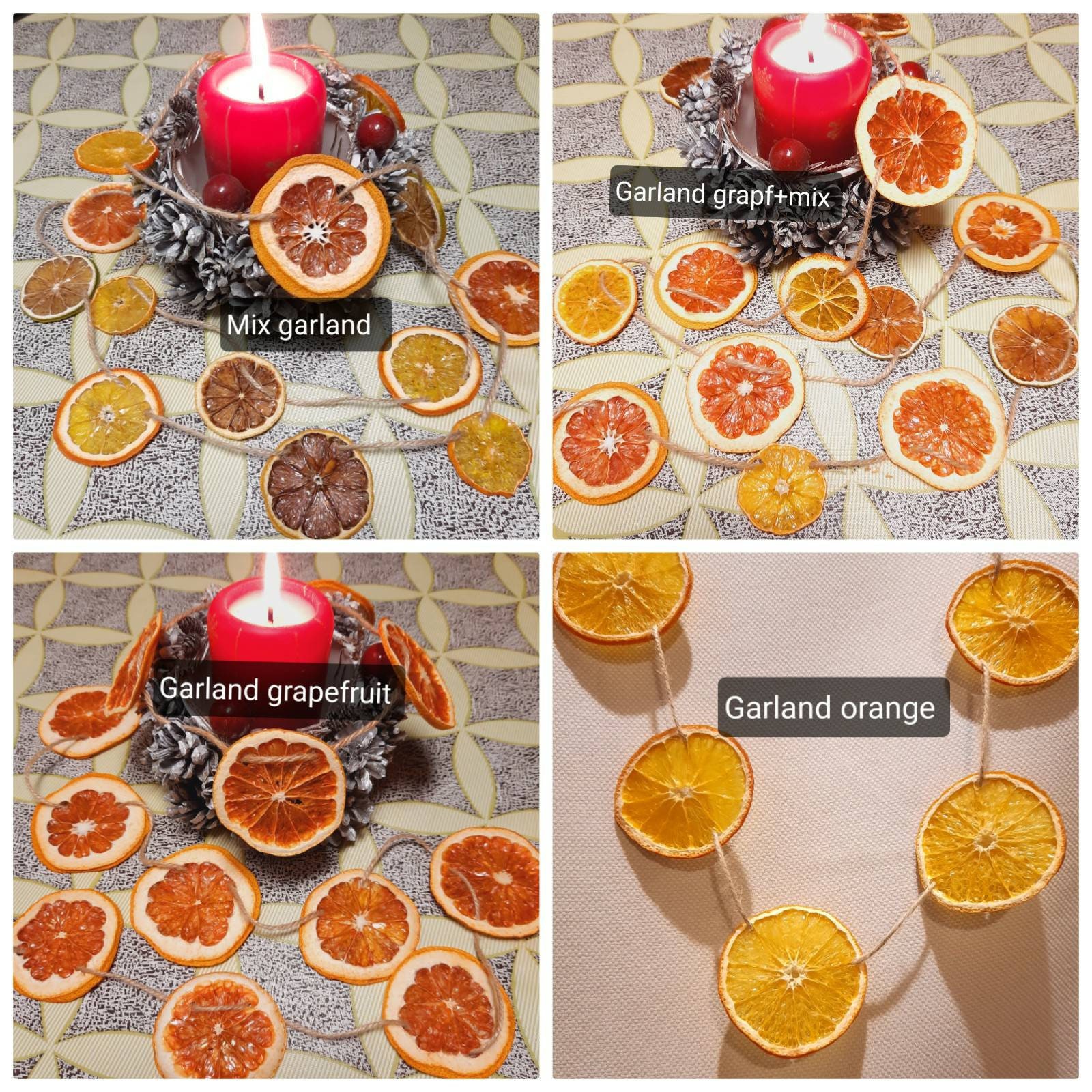Dried Edible Orange Slices Wedding Christmas Decorations - Etsy
