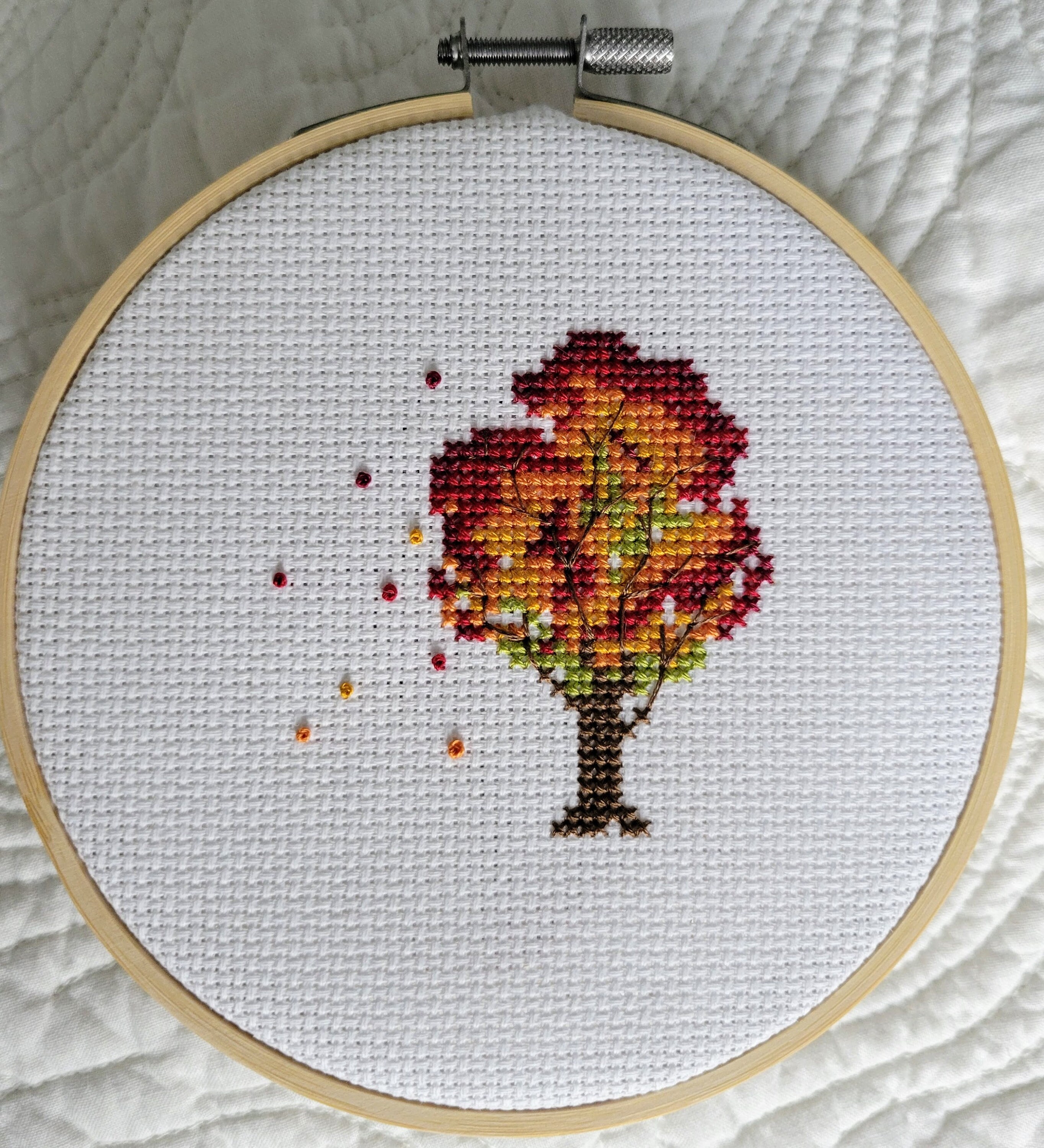 Autumn Tree Cross Stitch Pattern PDF - Etsy