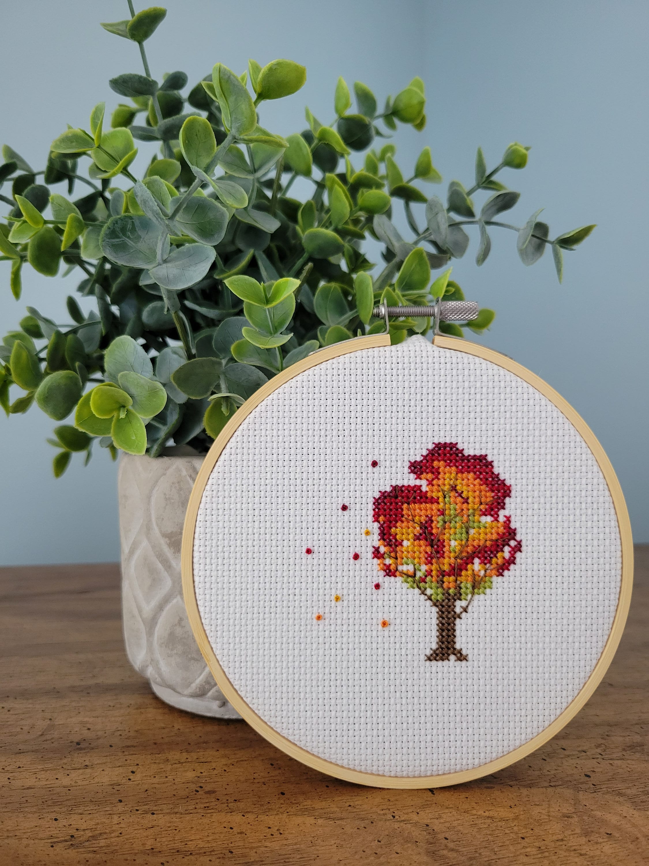 Autumn Tree Cross Stitch Pattern PDF - Etsy