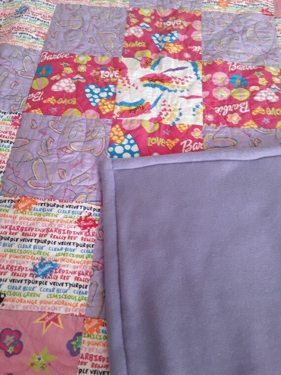 barbie throw blanket