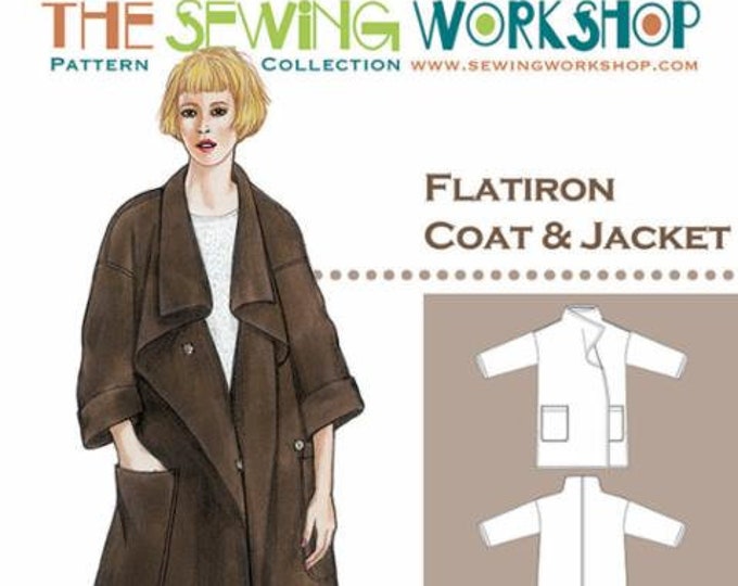Flatiron Coat and Jacket Pattern by the Sewing Etsy