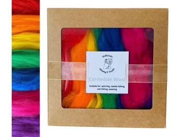 Corriedale Wool, Ideal for Spinning, Needle Felting & Wet Felting