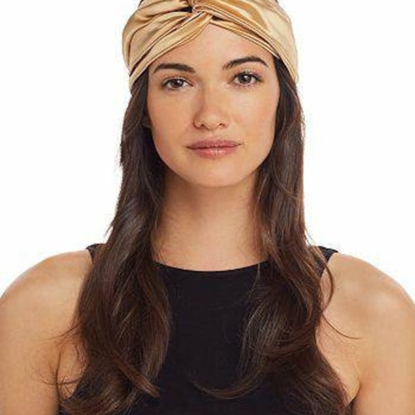 100% 19MM Silk Criss Cross Headband / Headwrap / Turban - For all Occassion (Yoga, Fashion, Workout, Travel, etc)