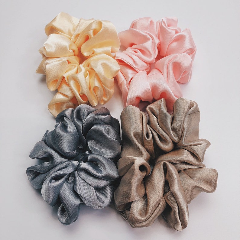 100% Mulberry Silk Scrunchy zdjęcie 4