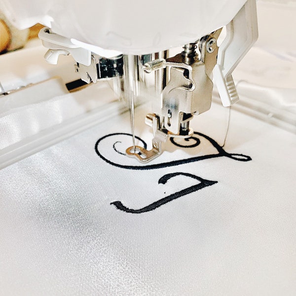 Embroidery Service for Moonberry Silk Pillowcase Products only - Initials, Letters, Nicknames, etc.