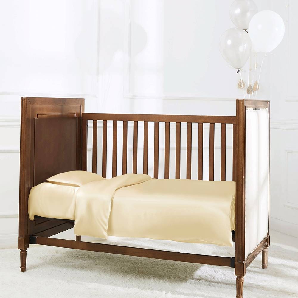 Sage Green Silk Crib Bedding Set atelieryuwa.ciao.jp