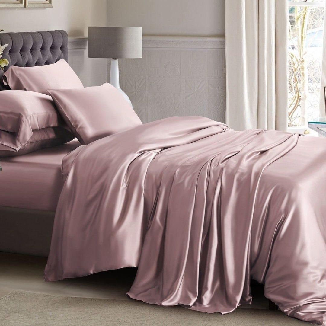 Silk blanket cover deals