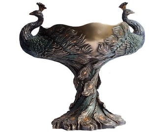 Peocock Bowl Decorative Showpeice I Handicraft-Showpieces For Gifting and Decor