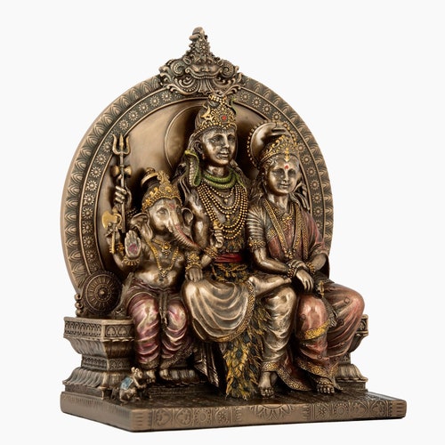 Big Shiv Parivar idol/Murti-Hindu God and Goddess shops Idol/Statue/Murti/Figurine-Height-8
