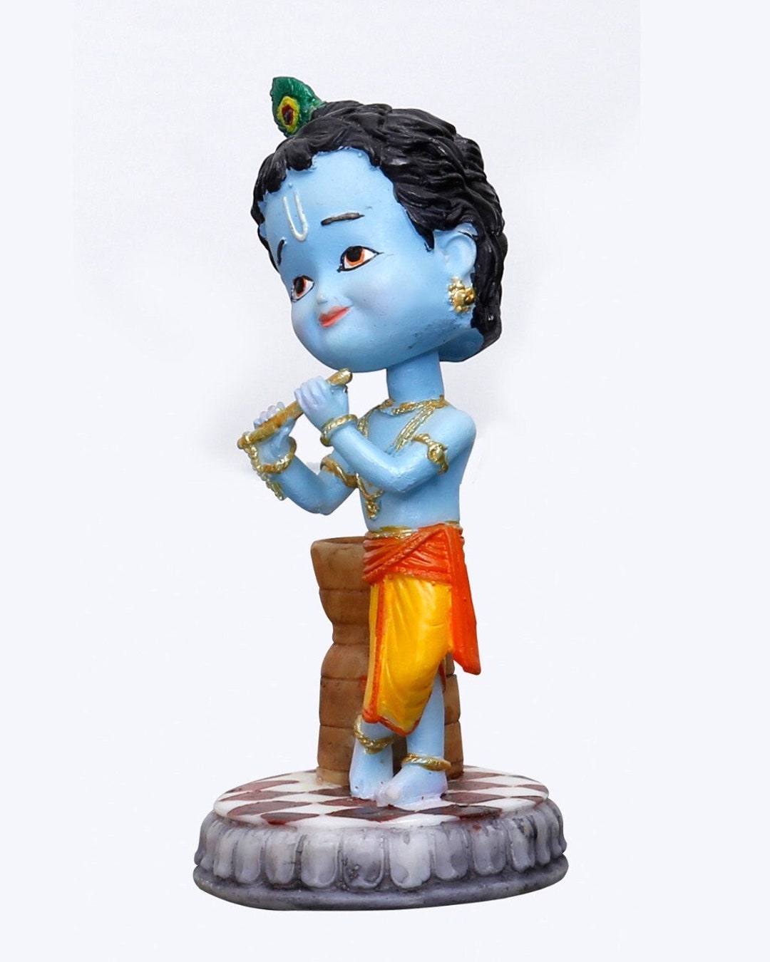 Cartoon Natkhat Baby Krishna Idol baal Krishnaokhli - Etsy Singapore Cartoon Natkhat Baby Krishna Idol baal Krishnaokhli - Etsy Singapore