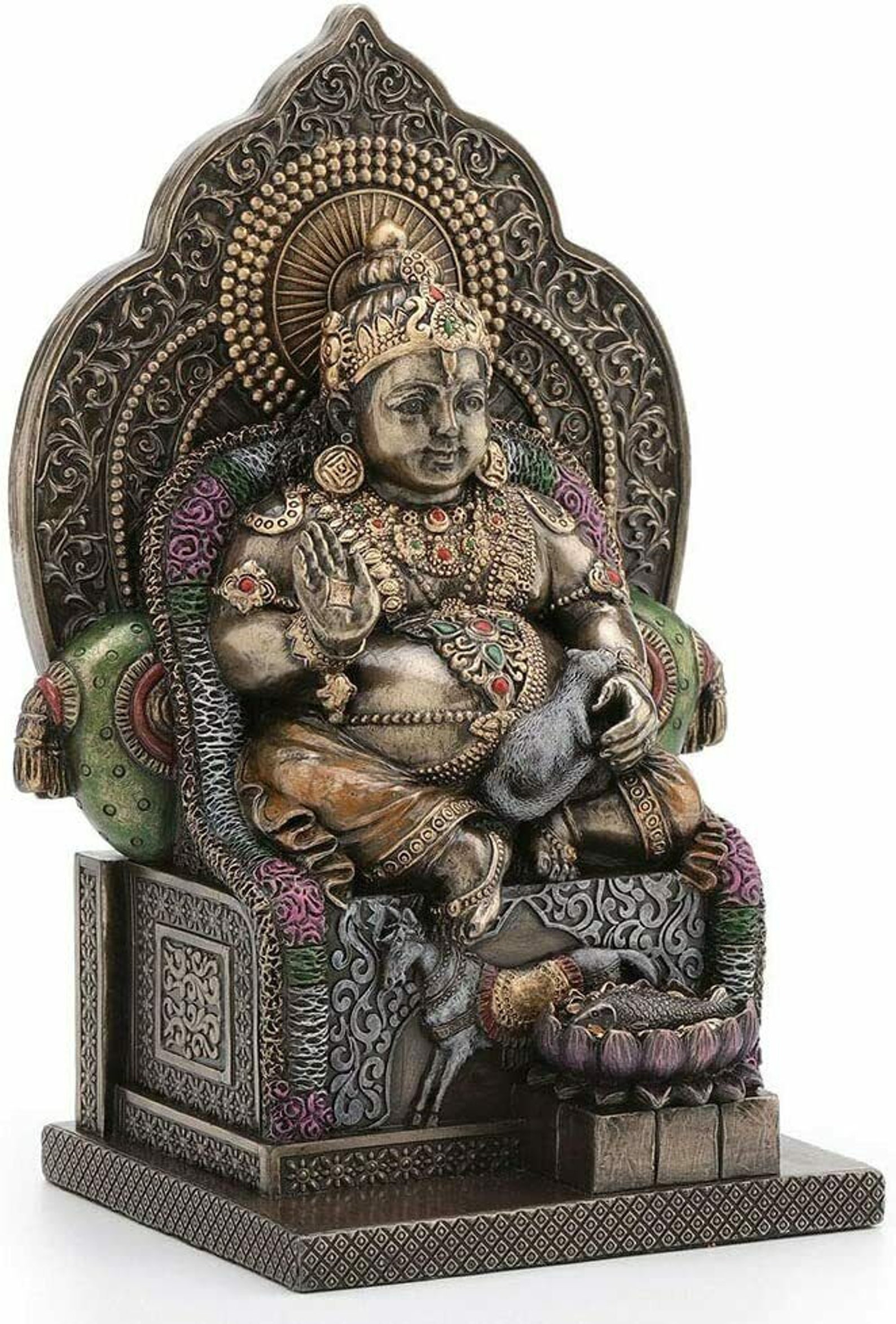 Lord Kubera 7.5inches Kuber Statue God of Wealth Kubera Etsy