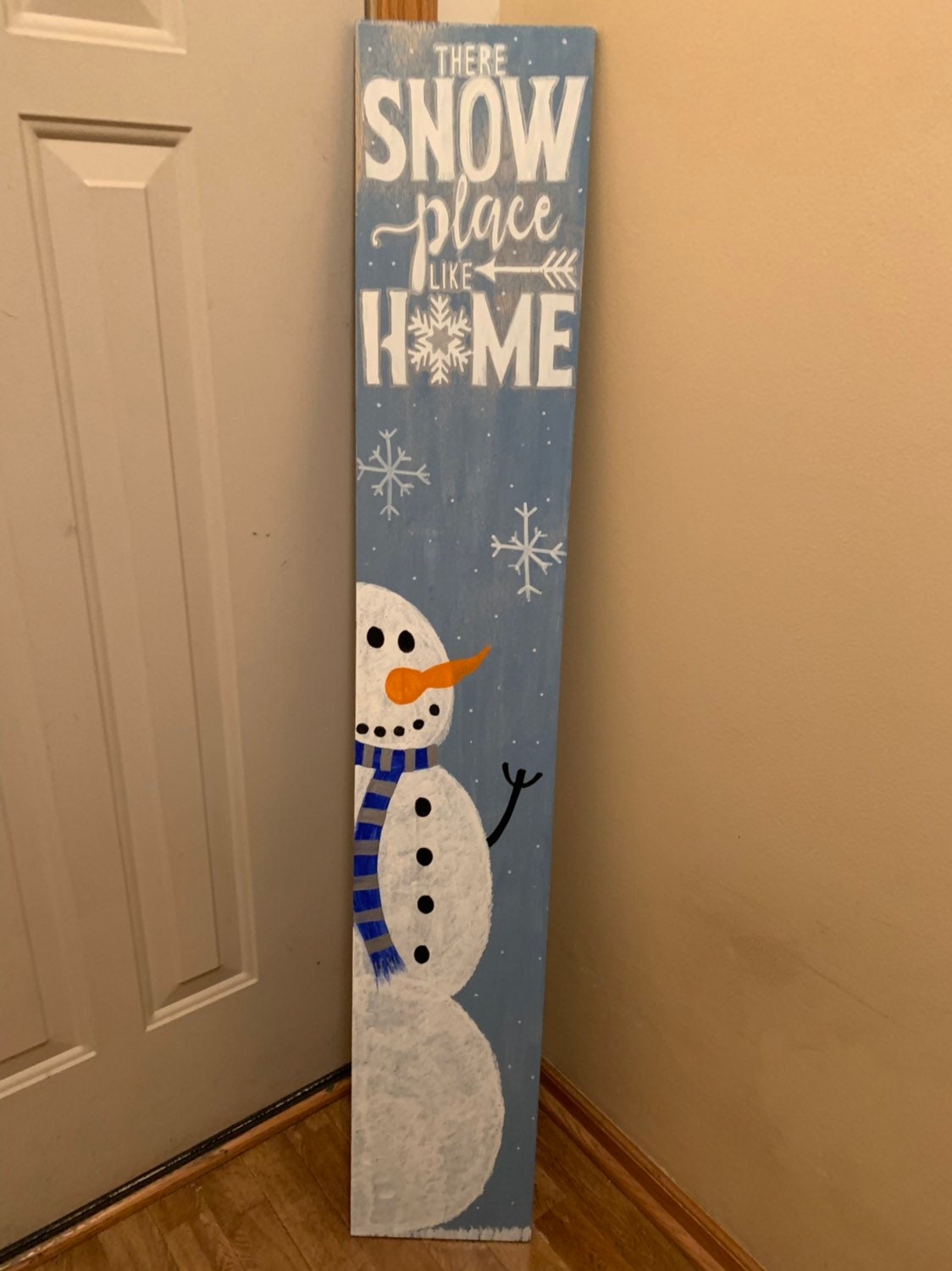Snow Place Like Home Porch Sign - Etsy