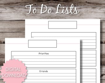 To Do List Printable