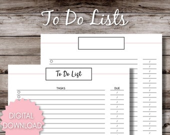 To Do List Printable