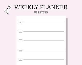 Weekly Planner Printable