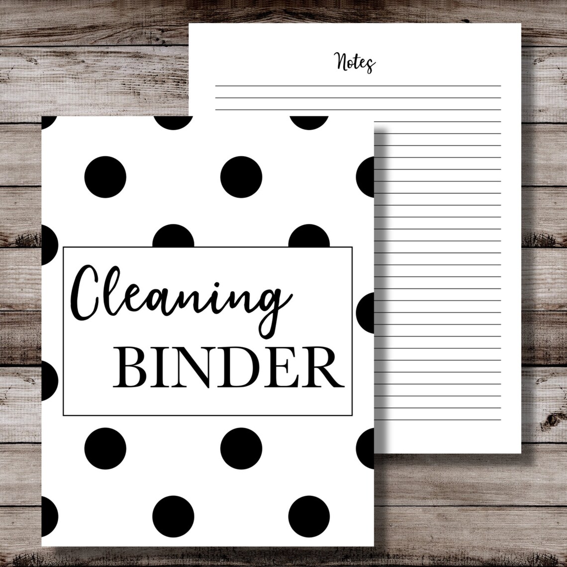 Cleaning Binder Printable - Etsy