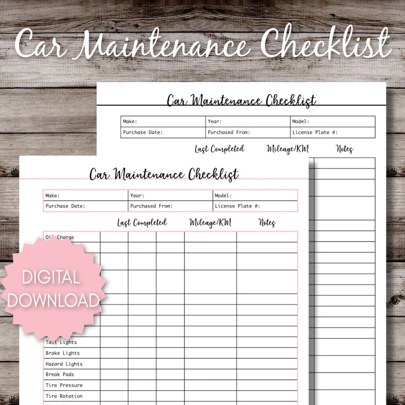 basic car maintenance checklist basic car maintenance checklist