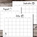 Calendar Printable - Etsy