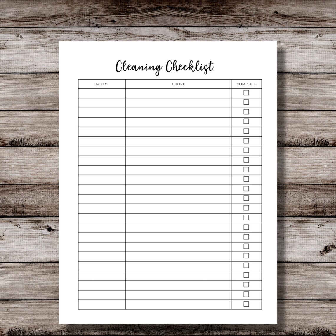Cleaning Binder Printable - Etsy
