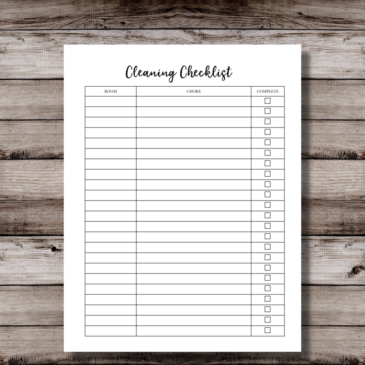 Cleaning Binder Printable - Etsy