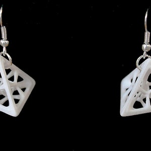 Tetrahedron Earrings