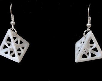 Tetrahedron Earrings