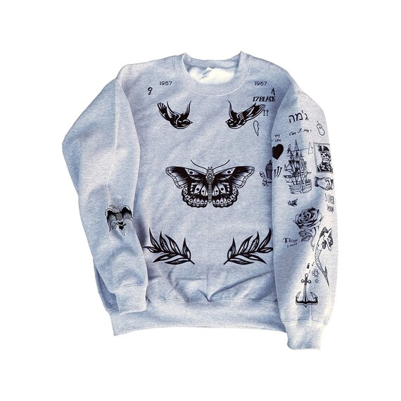 harry styles tattoo hoodie
