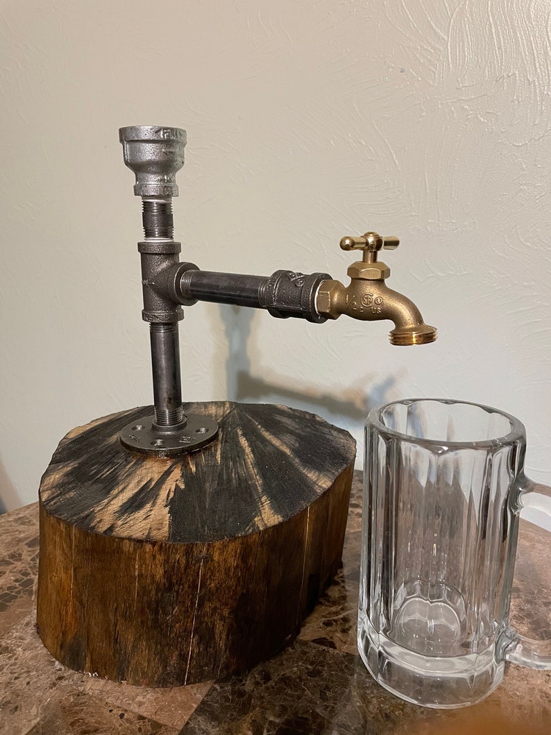 Unique Industrial Pipe Liquor Dispenser on Jumbo Sized Etsy