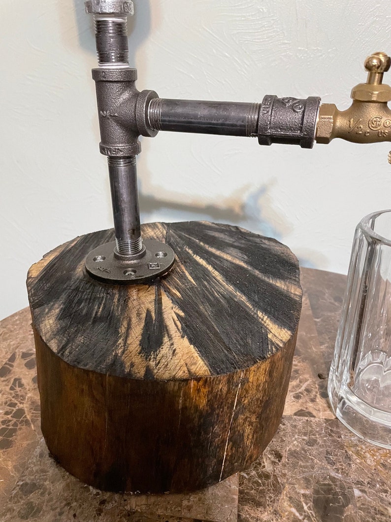 Unique Industrial Pipe Liquor Dispenser on Jumbo Sized Etsy
