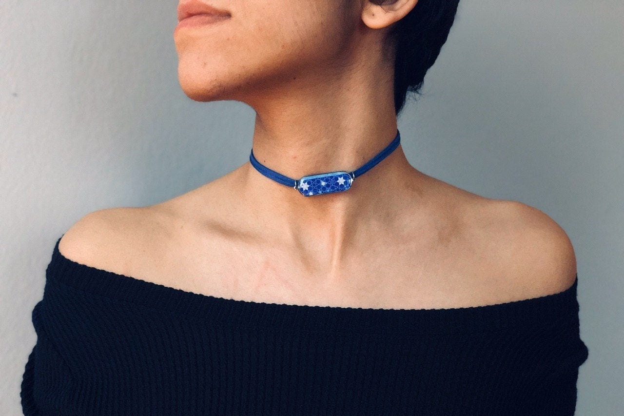 Adjustable Choker & Bracelet/ Statement Choker and Bracelet/ Etsy Sweden