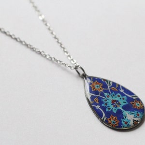 Persian Stainless steel necklace with an amazing shape and oriental patterns image 1