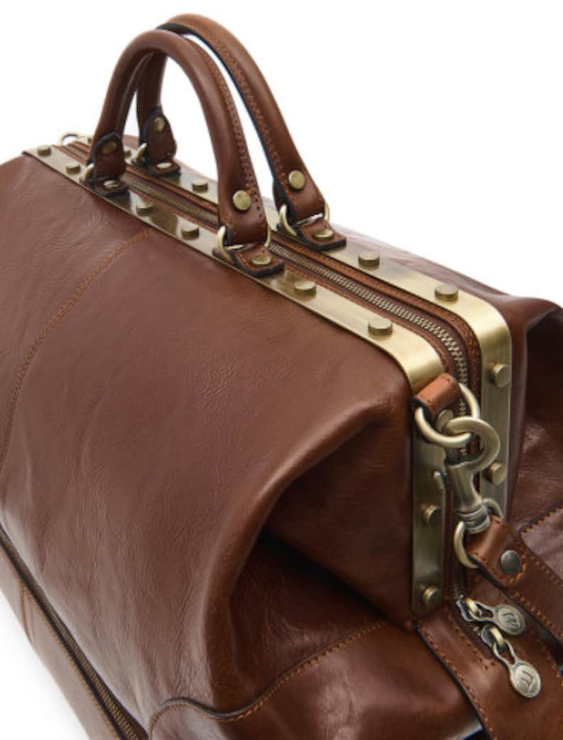 Leather Doctor Bag Men's Large Medical Bag Leather Etsy