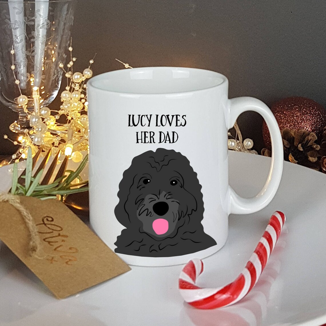 Labradoodle mug personalised dog mugs labradoodle gifts Etsy