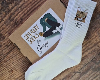 Chaussettes personnalisées pour chat : cadeau de fantaisie pour les amoureux des chats