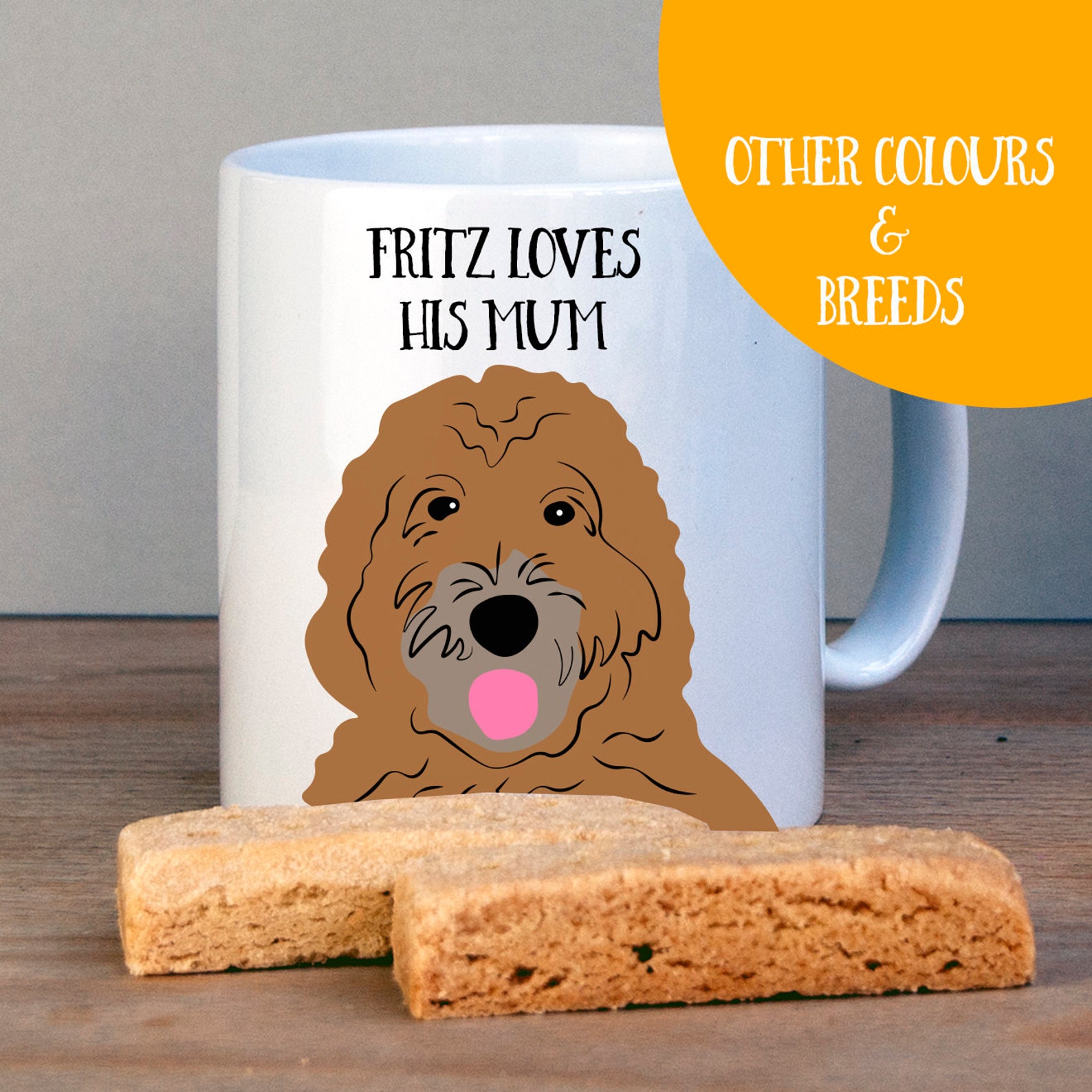 Labradoodle mug personalised dog mugs labradoodle gifts Etsy