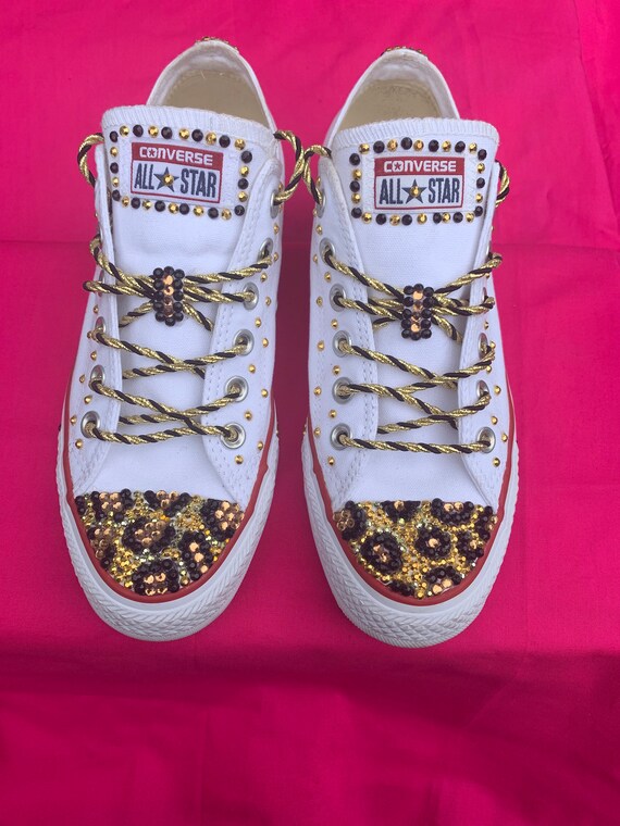 cheetah print converse