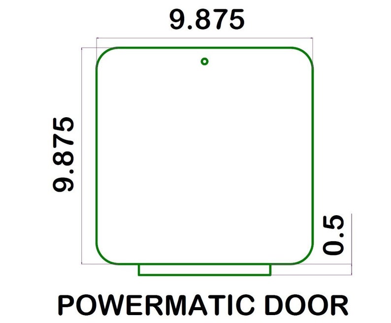 Powermatic Table Saw Motor Cover 13 HP 66 72/ Dust Door Etsy
